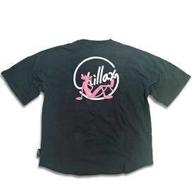 Chillax×ピンクパンサー コラボ（チャコールグレー）　ビッグサイズ Tシャツ