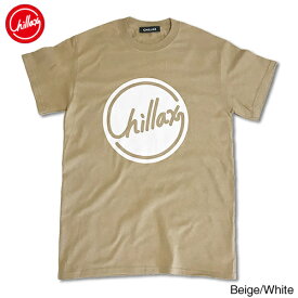 【売れ筋】RHC Ron Herman (ロンハーマン): Chillax Circle ロゴ Tシャツ（ベージュ/ホワイト）
