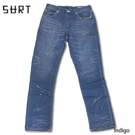 【オススメ】送料無料 新入荷 SURT Painted Sweat Denim Tapered Straight INDIGO
