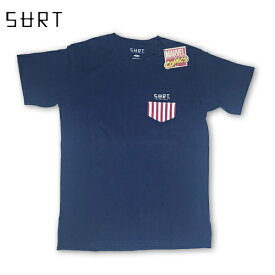 RHC Ron Herman (ロンハーマン): SURT×MARVEL キャプテンアメリカ Tシャツ ネイビー