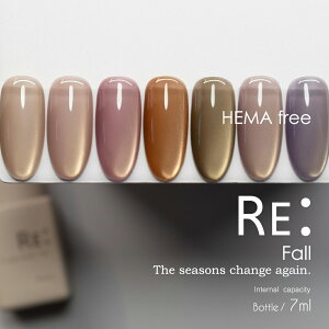 �yRE:�zHEMA free Fall. �S7�F 7ml �{�g���^�C�v �W�F�� �l�C�� Re:gel (���W�F��) HEMA�t���[