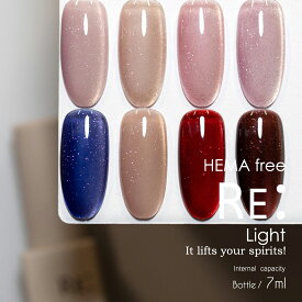 HEMA free Light(ライト) 2μゴールド 全8色 7ml ボトルタイプ 【RE:】 ジェル ネイル [HEMAフリー TPOフリー]