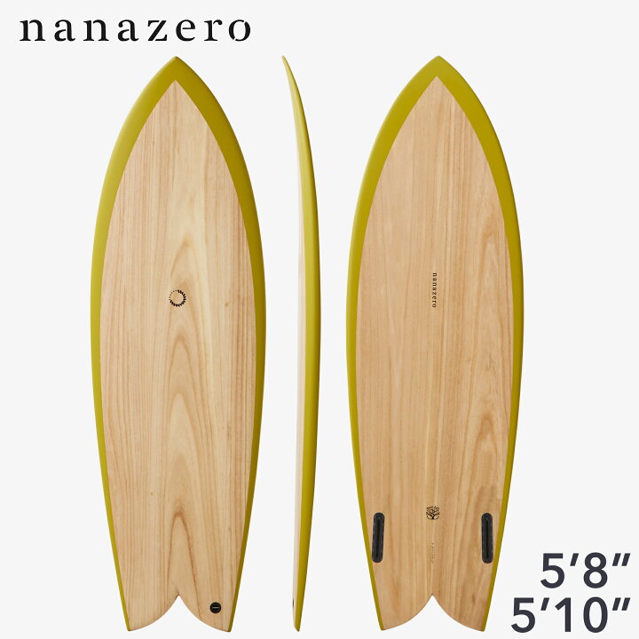 楽天市場】nanazero サーフボード フィッシュボード WOOD SKIN 