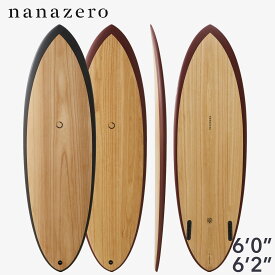 【nanazero】WOOD SKIN HB01 Twin Egg ショートボード ハイブリッドボード サーフボード 6'0" 6'2" ツインフィン ショート サーフィン ボード 板 ナナゼロ ショートサーフボード オールラウンドボード ハイブリッド 初心者 送料無料
