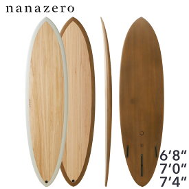 nanazero サーフボード ミッドレングス WOOD SKIN MID02 6'8"-7'4"（short surfboard ナナゼロ サーフィン）