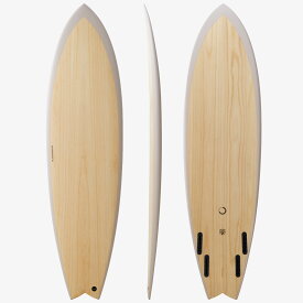 サーフボード ミッドレングス nanazero WOOD SKIN MID05 Fish （midlength surfboard ナナゼロ サーフィン）
