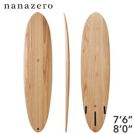 サーフボード ミッドレングス nanazero WOOD SKIN Mini Mal 7'6"-8'0" Wood ミニマル（ファンボード surfboard ナナゼロ サーフィン）