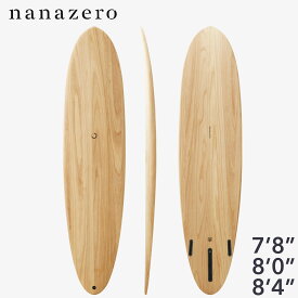 【nanazero】サーフボード ミッドレングス WOOD SKIN Mini Mal 7'8"/8'0"/8'4" Wood ミニマル（ファンボード surfboard ナナゼロ サーフィン ミニロング 板 ボード）