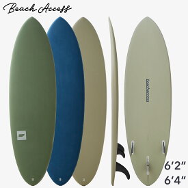 Beach Access ショートエッグ HSシリーズ ソフトボード ショートボード 6'2" サーフィン ボード サーフボード ソフト ショート 板 ワックス不要 サーフィンボード ワックスフリー ショートサーフボード フィン付き ビーチアクセス 送料無料