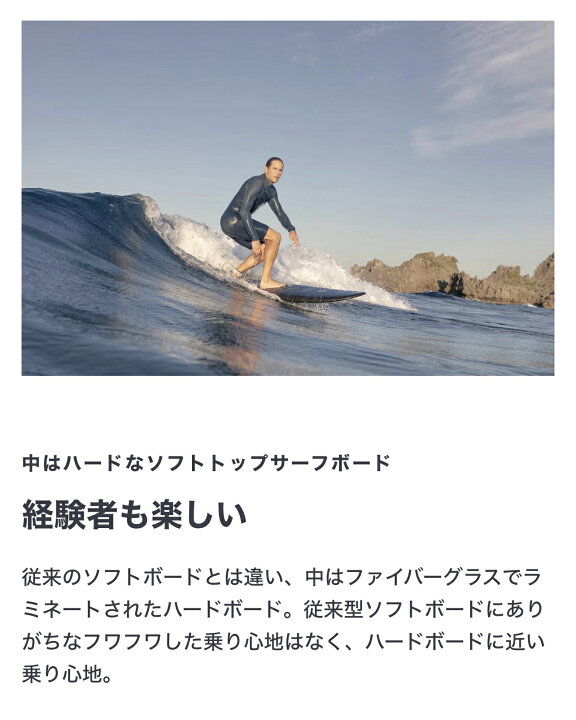 楽天市場】【Beach Access】 Standardシリーズ ソフトボード ミッド 
