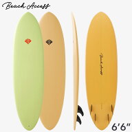 ソフトボード サーフボード ミッドレングス Beach Access Standardシリーズ 6’6” クアッド ワックスフ…