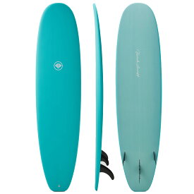 ソフトボード サーフボード Beach Access 8’0” 73L ミニロング スカッシュテール ワックスフリー センターフィン＋サイドフィン付き（スポンジボード サーフィン ロングボード 初心者でも楽しめる ビーチアクセス ワックス不要タイプ）