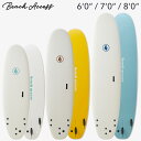 m-soft ソフトボード サーフボード 6'0"/7'0"/8'0" Beach Access m-sotシリーズ スカッシュテール ワックスフリー ソ…