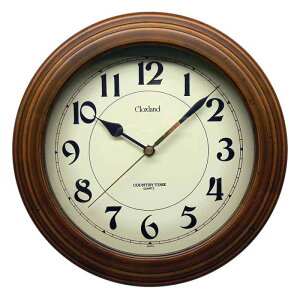 さんてる 日本製 レトロ電波時計(アンティーク電波掛け時計) DQL611