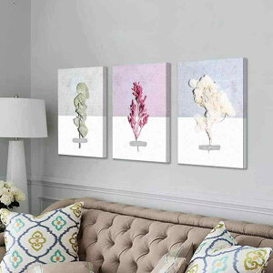 CREA �A�[�g�p�l�� Botanical 3���Z�b�g �C���e���A �Ǌ|�� �G �A�� ���R �i�`������ �V���v�� �t�����[ �f�U�C���p�l�� (Botanical, 3)