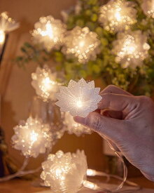 Unikato フェアリーライト ファイバーライト LEDストリングライト USB式 暖かい白/カラー 花 電飾 クリスマス飾り 誕生日 結婚式 新年 祭り 飾りライト 雰囲気作り
