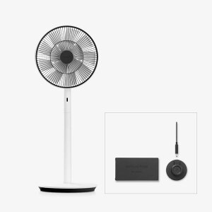 �y�o���~���[�_�z �U�E�O���[���t�@�� DC���[�^�[��@ �z���C�g×�u���b�N BALMUDA The GreenFan (EGF-1800-WK) + �o�b�e���[���h�b�N �[�d�� (AGR02JP)