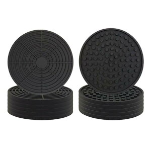 RAYSING �R�[�X�^�[ �V���R�� 12���Z�b�g �f�M�p�b�h ������� �J�b�v�}�b�g �[���a�̊���~�߃J�b�v�R�[�X�^�[ �ϔM �h�� �Ƌ�𑹏������� ���ׂẴJ�b�v�Ƀt�B�b�g ���ʎg�p�\ �ȒP