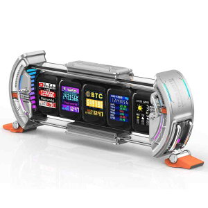 Divoom Times Gate �u�����v ������� �f�W�^�� �s�N�Z���A�[�g/�A�v������/5�̃J�X�^�}�C�Y�\ RGB �X�N���[��/WiFi�ڑ�/�Q�[�����[���̑���/DIY��㎞�v/���@�\ 36*21*11.8cm