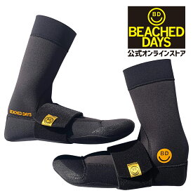 [50%OFFセール] 3mm ウインターソックス 日本製 ハイタイプ ビーチドデイズ 公式 BEACHED DAYS ベルクロ メンズ レディース サーフィン ソックス サーフソックス サーフブーツ サーフィンブーツ ブーツ 保温 防寒 冬 グッズ ウィンターアイテム