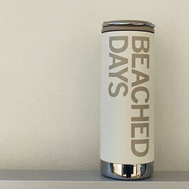 クリーンカンティーン ステンレスボトル 16oz ビーチドデイズ 公式 BEACHED DAYS x Klean Kanteen インスレート TKWide 16oz 473ml コラボ スポーツボトル コーヒーマグ 魔法瓶 水筒 タンブラー 白 サーフ ブランド グッズ