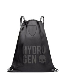 【送料無料】【あす楽】 HYDROGEN(ハイドロゲン)GYM BAG アクティブバッグ トレーニングバッグ ネームホルダーの一部がピンク色に変色 処分特価 273910 GYM BAG 2WAY(ジムバッグ バックパック) ナイロン ユニセックス ブラック 定価13,200円