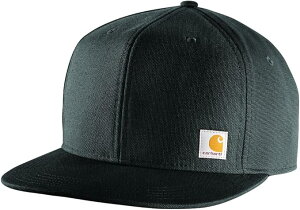 �y���������z�y�����y�zcarhartt�i�J�[�n�[�g�jAH1604�[M 101604-001Black �u���b�NFirm Duck Flat Brim Cap �t���b�g�u�����L���b�v �R�b�g���� �����Y �E�C�����Y �L���b�v