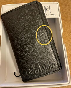 79470 card case with multi key rings 6�A�L�[�P�[�X GENUNINE LEATHER ���U�[ Calvin Klein���S�^���� 001 �u���b�N ���j�Z�b�N�X �v���[���g ���蕨 ���j��