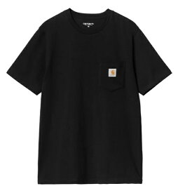【送料無料】carhartt（カーハート ワークインプログレス）WORK IN PROGRESS　WIPウイップ　I030434　S/S Pocket T-Shirt　ショートスリーブポケット付きティーシャツ　4434 コットン 89 ブラック ユニセックス