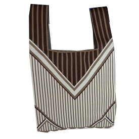 【送料無料】R・BOOM（アールブーム）KNIT　BAGニットバッグ　Triangle 大　Mサイズ　高さ44cmハンドル25cm含む　横幅25cm　毎日使い　オシャレ　可愛い