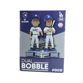 【送料無料】　foco　DUAL BOBBLE　MLB WORLD TOUR　SEOUL SERIES　LA｜SD17 SHOHEI OHTANI　翔平大谷 18 YOSHINOBU YAMAMOTO 由伸 山本デュアル ボブル 首振り人形