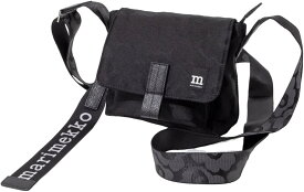 【送料無料】 marimekko（マリメッコ）92803 Mini Messenger Unikko ミニメッセンジャー ショルダーバッグ All Over Unikko Unikko刺繍生地 999 Black ブラック
