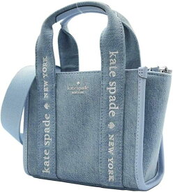 【送料無料】Kate spade NEW YORK（ケイトスペード ニューヨーク）KI066 mini tote ミニトート denim blue multi 403 BLM kip デニム ブルーマルチ