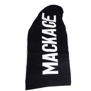 �y���������zMACKAGE�i�}�b�J�[�W���}�b�J�[�W���j merino blend logo scarf �����m�u�����h���S �X�J�[�t �}�t���[ JUNO-Z 35cm×200cm �唻�X�J�[�t �}�t���[ 50%�E�[�� 30%�|���A�~�h 20%�A�N����C0001�@�u