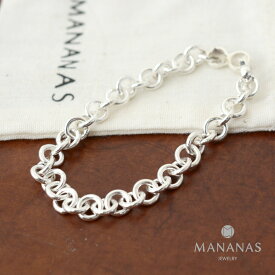 MANANAS [マナナス] Rolo Chain Bracelet(8mm) [BR-21015] ロロチェーンブレスレット・シルバー 925・MEN'S/LADY'S [2021AW]