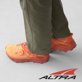 【SALE 20%OFF】ALTRA [アルトラ] MONT BLANC BOA W / モンブラン ボア ウィメンズ [AL0A7R7D / Golden.Hour] クロスカントリー・ロードランニング・トレイルラン・ハイキング・ファストパッキング・トレイルレーシングシューズ・LADY'S [2023SS]
