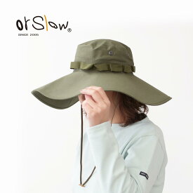 orslow[オアスロウ] US ARMY WIDE BRIM JUNGLE HAT RIPSTOP [03--023W-76] USアーミーワイドブリムジャングルハット・ミリタリーハット・コットンハット・LADY'S [2024SS]