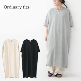 ordinary fits [オーディナリーフィッツ] SHOULDER DRESS [OF-C095] ショルダードレス・ワンピース・Tシャツワンピ・7分袖ワンピース・ロングワンピース・LADY'S [2024SS]