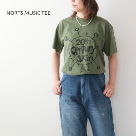 NORTS MUSIC TEE [ノーツ ミュージック ティー] PRINT TEE MUSIC -20th Century Skin- (As Worn By Thom Yorke, Radiohead) [20th century] プリント ミュージック Tシャツ 20th センチュリー スキン・半袖・バンドT・MEN'S/LADY'S [2024SS]