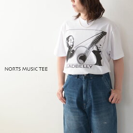 NORTS MUSIC TEE [ノーツ ミュージック ティー] PRINT TEE MUSIC -Lead Belly- (As Worn By Kurt Cobain, Nirvana) [leadbelly] プリント ミュージック Tシャツ レッド・ベリー・半袖・バンドT・MEN'S/LADY'S [2024SS]