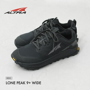 ALTRA [�A���g��] LONE PEAK 9+ WIDE M [AL0A85S1] ���[���s�[�N9+ ���C�h �����Y�E�g���C���V���[�Y�E�g���C�������j���O�E�n�C�L���O�E�g���C�����[�V���O�V���[�Y�EMEN'S [2026SS]