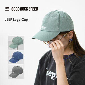 �ySALE 40%OFF�zGOOD ROCK SPEED [�O�b�h���b�N�X�s�[�h] JEEP Logo Cap [25JEP106C] �W�[�v���S�L���b�v�E �ȃL���b�v�E�R�b�g���L���b�v�E�x�[�X�{�[���L���b�v�E���B���e�[�W���E�h�J�EMEN'S / LADY'S [2025SS
