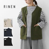 楽天市場】rinen（ベスト・ジレ｜トップス）：レディースファッション 