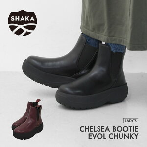 �ySALE 30%OFF�zSHAKA [�V���J] CHELSEA BOOTIE EVOL CHUNKY [SK-335] �`�F���V�[ �u�[�e�B�[ �G�{�� �`�����L�[�E�u�[�c�E����T�C�h�S�A�u�[�c�E�`�F���V�[�u�[�c�ELADY'S [2025AW]
