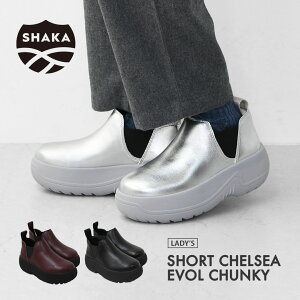 �ySALE 30%OFF�zSHAKA [�V���J] SHORT CHELSEA EVOL CHUNKY [SK-336] �V���[�g �`�F���V�[ �G�{�� �`�����L�[�E�u�[�c�E�V���[�g�����T�C�h�S�A�u�[�c�E�`�F���V�[�u�[�c�ELADY'S [2025AW]