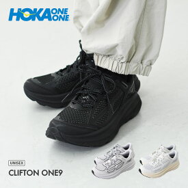 【SALE 40%OFF】HOKA ONE ONE [ホカオネオネ] U CLIFTON ONE9 [1155370] クリフトンワン9 ・トレイルランニング・マラソン・アウトドア・スニーカー・厚底・MEN'S/LADY'S [2025AW]