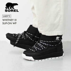 SOREL [\] WHITNEY III SLIP-ON WP [NL-5283] EBbgj[3 Xb|EH[^[v[tEu[cEXbvIEhEXm[u[cELADY'S [2025AW]