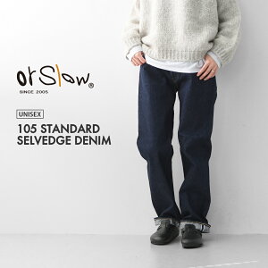 orslow [�I�A�X���E] 105 STANDARD SELVEDGE DENIM [01-1050-81] 105 �X�^���_�[�h �Z���r�b�W �f�j���E5�|�P�b�g�E��ԁE�X�g���[�g�f�j���E�X�g���[�g�p���c�EMEN'S/LADY'S [2025AW]