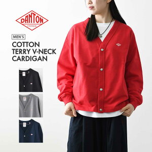 DANTON [�_���g��] M COTTON TERRY V-NECK CARDIGAN [DT-C0406CIN] �R�b�g���e���[V�l�b�N�J�[�f�B�K���E�J�[�f�B�K���E�X�E�F�b�g�J�[�f�B�K���E�R�b�g���J�[�f�B�K���E���C�h�V���G�b�g�E�{�b�N�X�V��