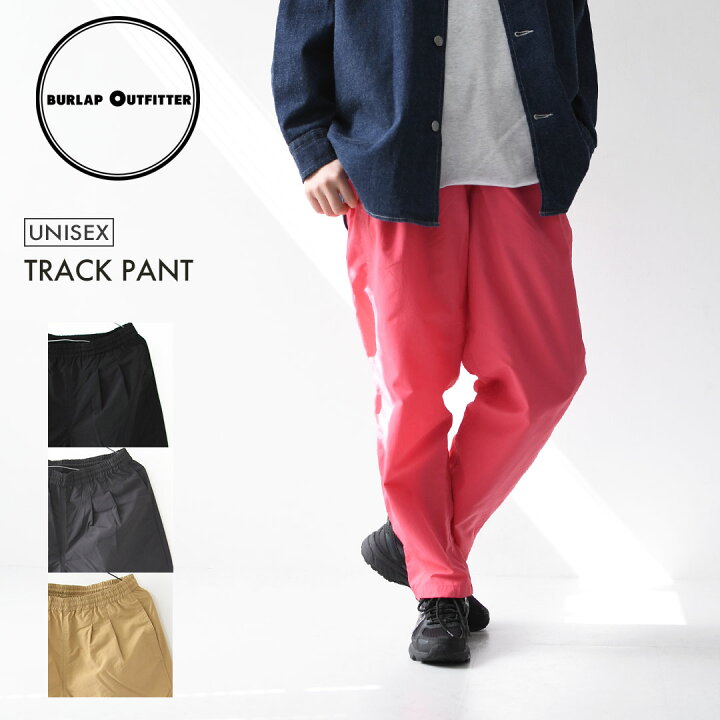 SALE BURLAP OUTFITTER バーラップアウトフィッター 3 4 TRACK PANT BLACK